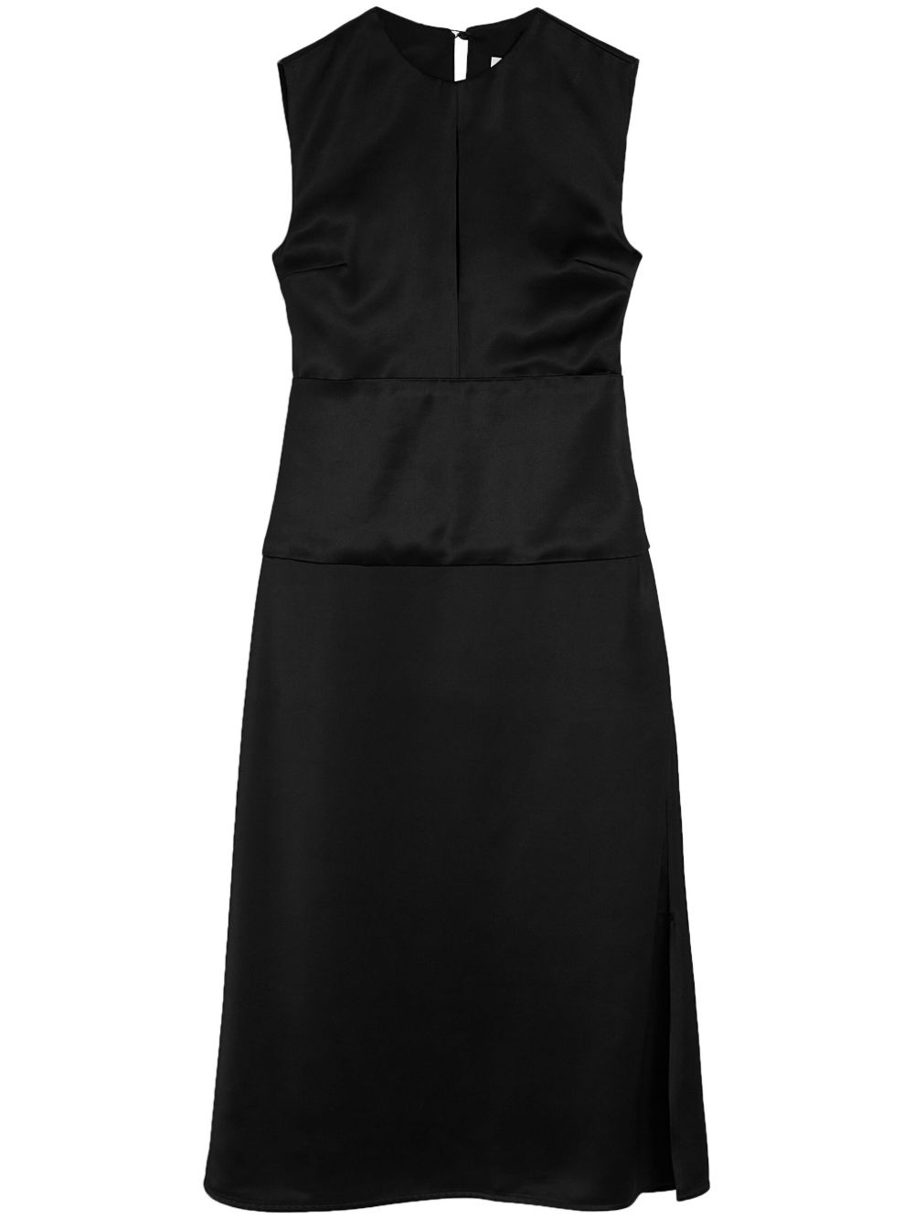 cut-out detailed midi dress - 1