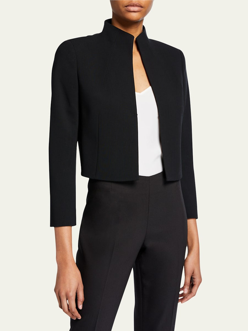 AKRIS Pandora Short Wool Jacket outlook