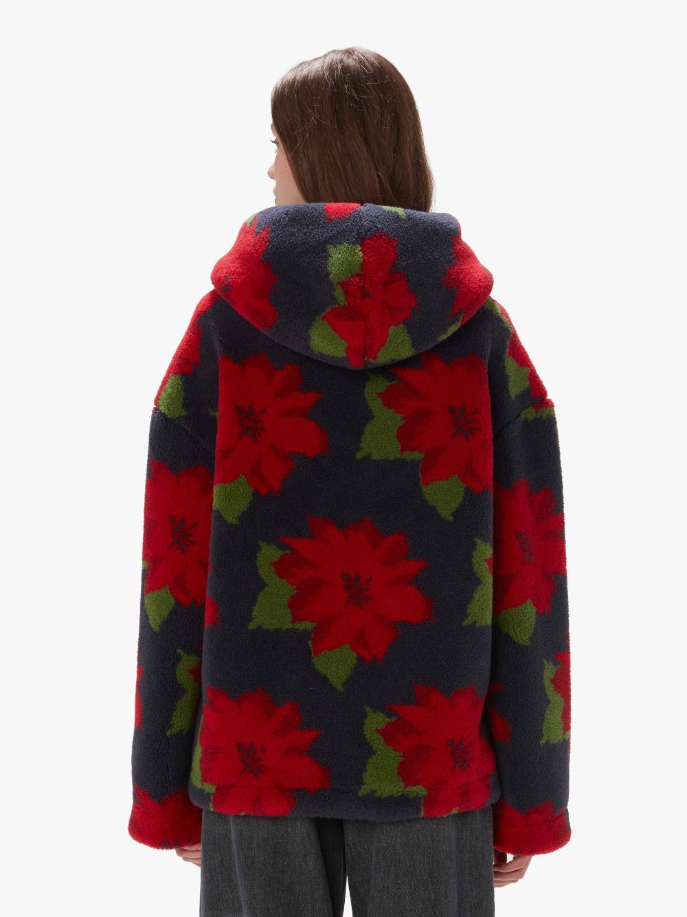FLEECE HOODED JACKET - 3