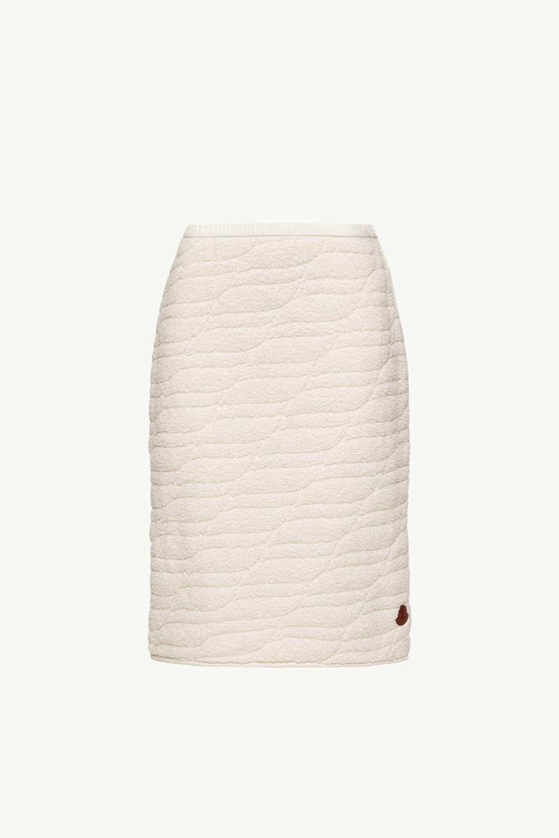 Teddy Knee-Length Padded Skirt 1