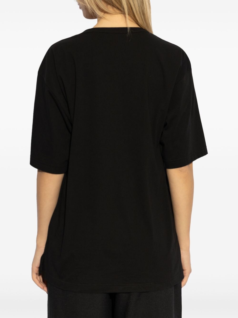 logo-embroidered T-shirt - 4