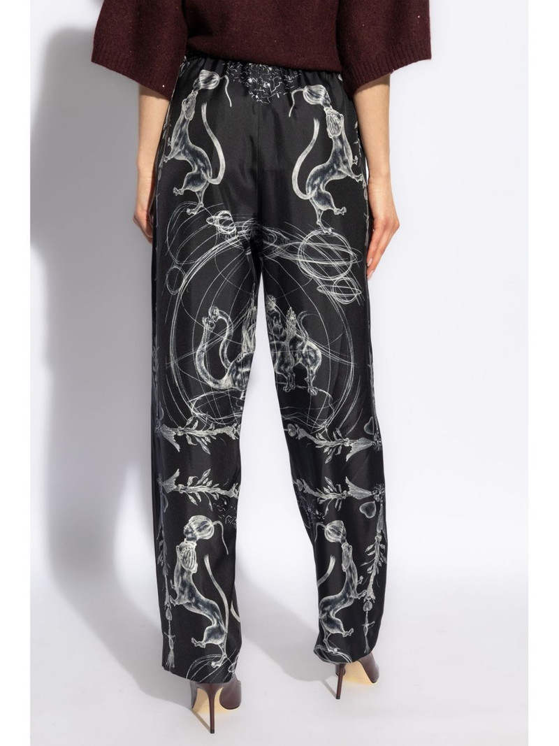 abstract print trousers 4