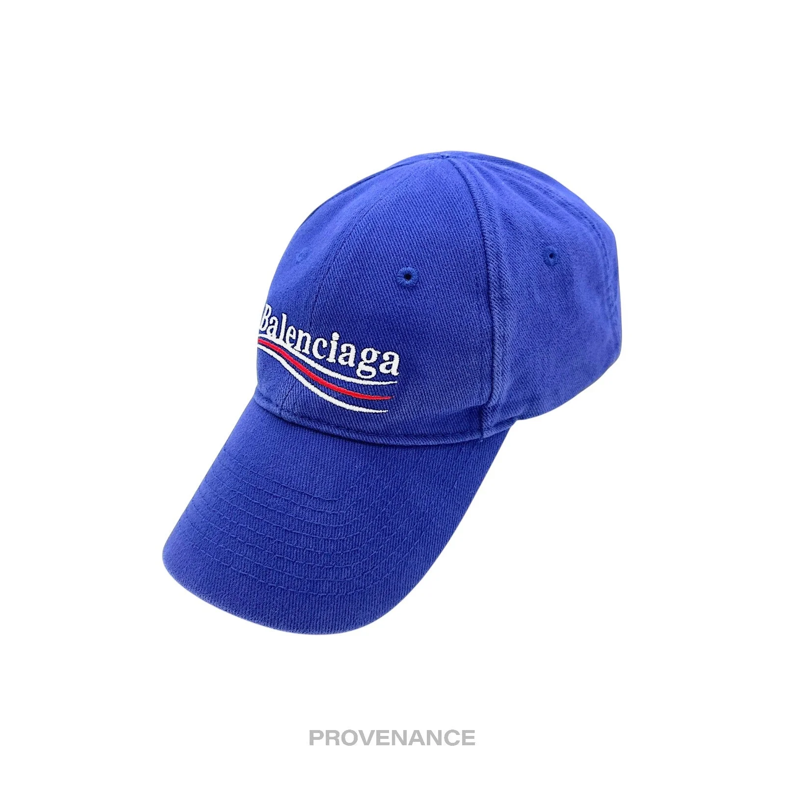BALENCIAGA Balenciaga Political Campaign Cap Hat - Archetype Blue