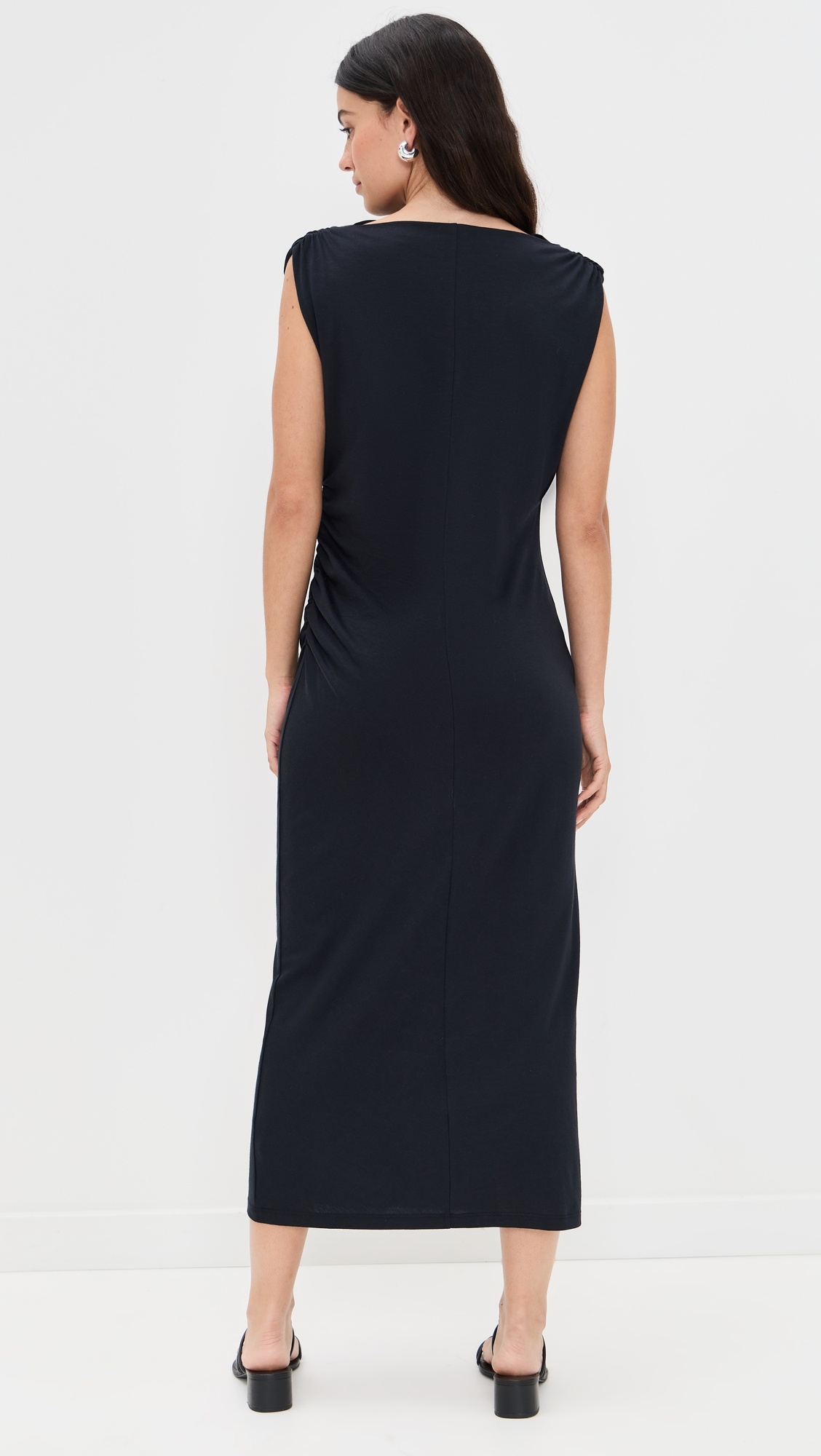 Cowl Neck Muscle Tee Dress - 2