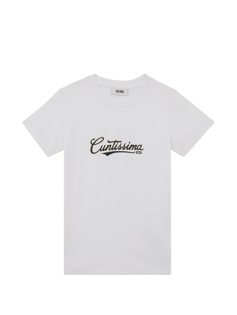 Gcds Lettering-print T-shirt 1
