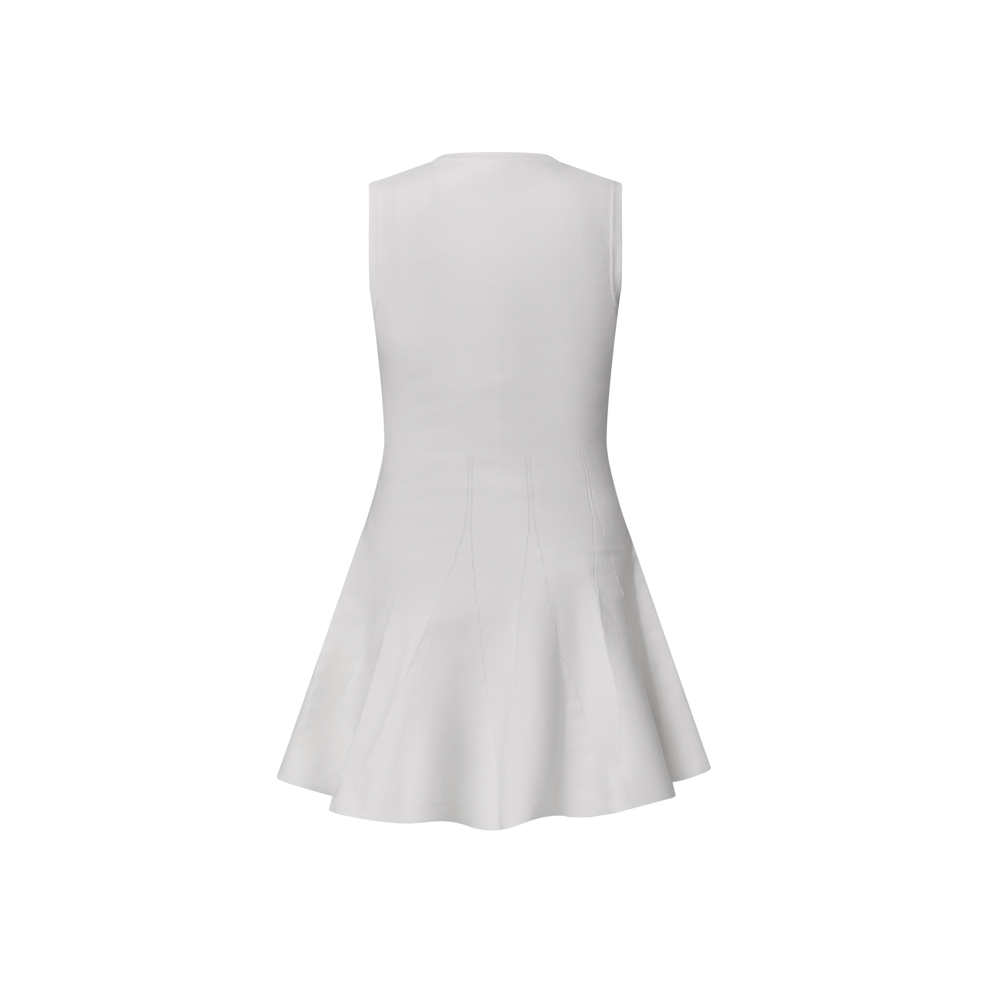 Floral Lace Accent Dress - 3