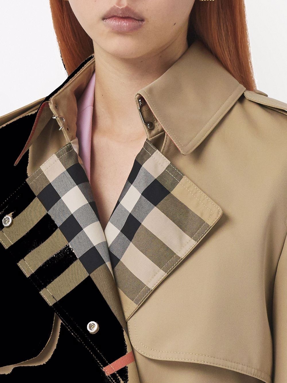 gabardine trench coat - 5