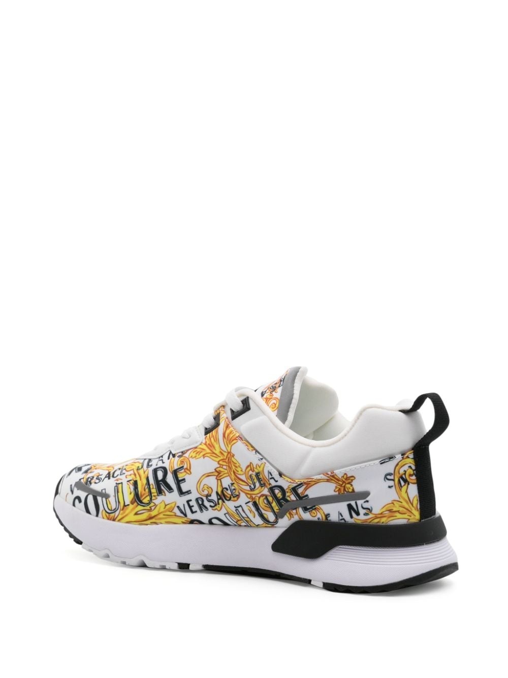 Dynamic Barocco-print sneakers - 3