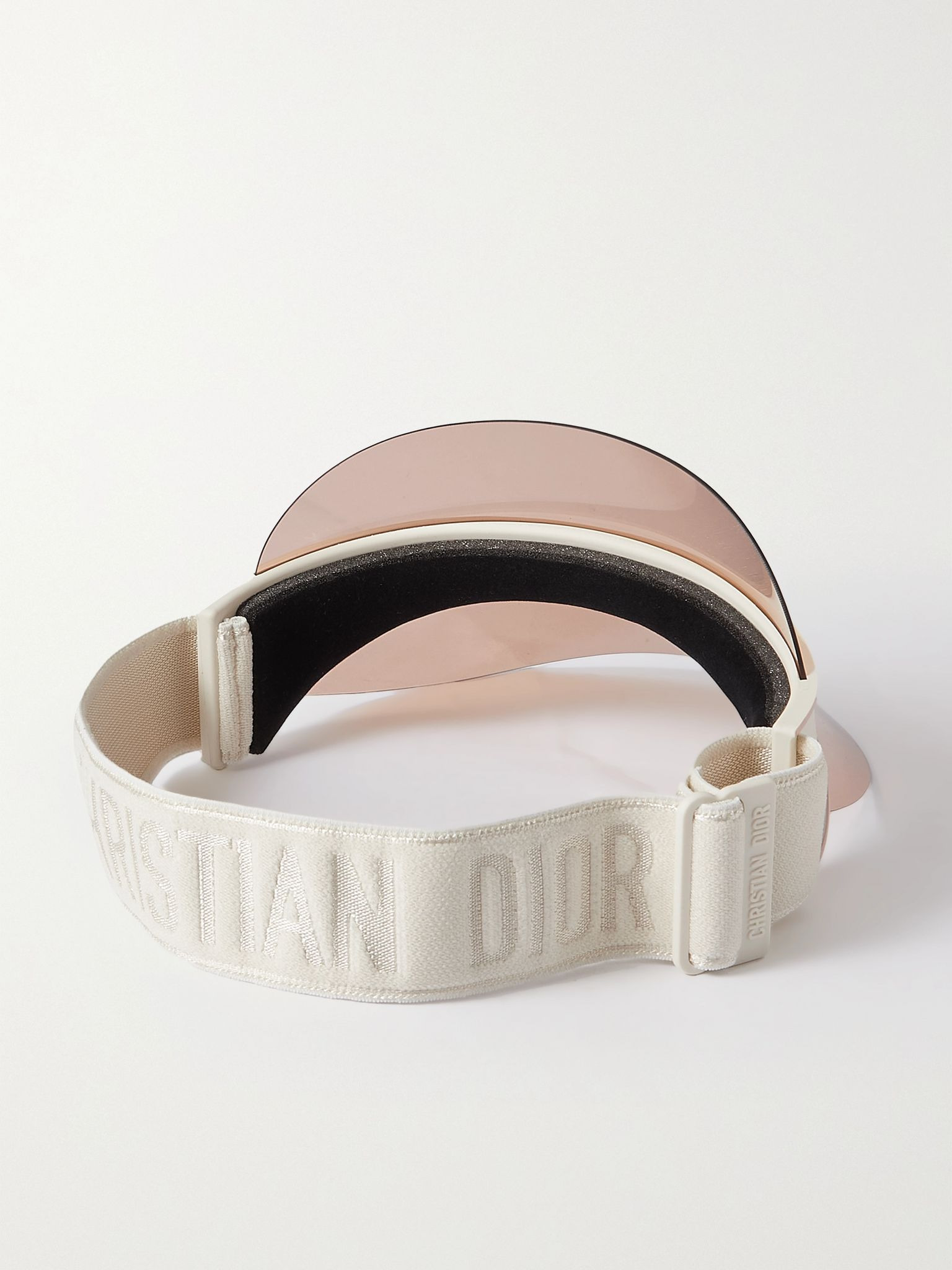 DiorClub V1U Perspex and cotton-blend jacquard visor Violet - 3