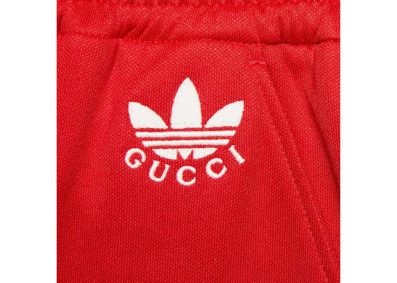 GUCCI Gucci x adidas Jersey Jogging Pant Bright Red outlook