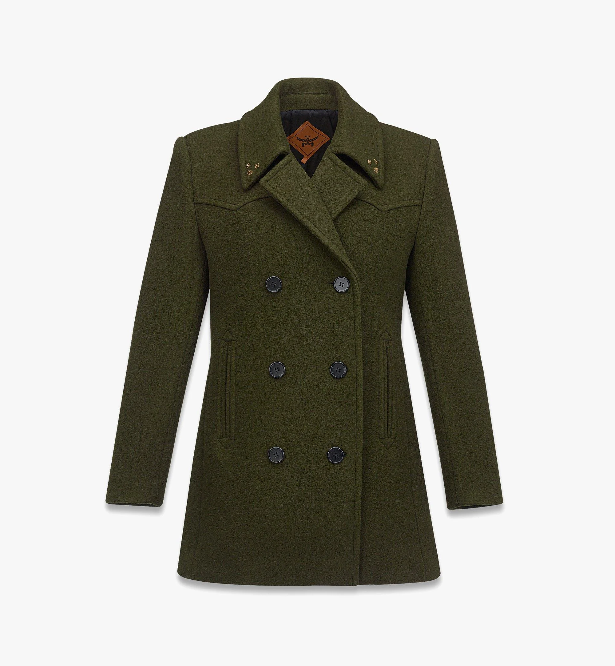 Peacoat in Loden Wool - 1