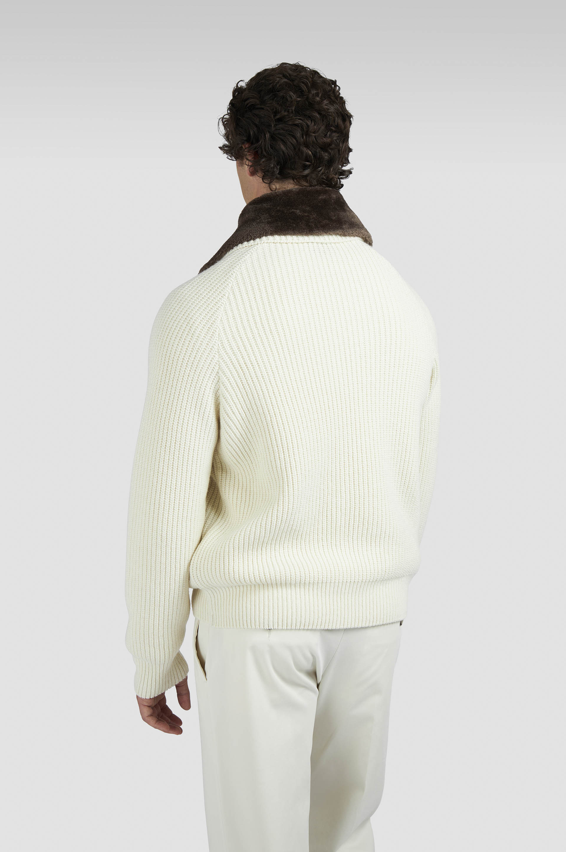 RE-WOOL ZIP-UP SWEATER - 3