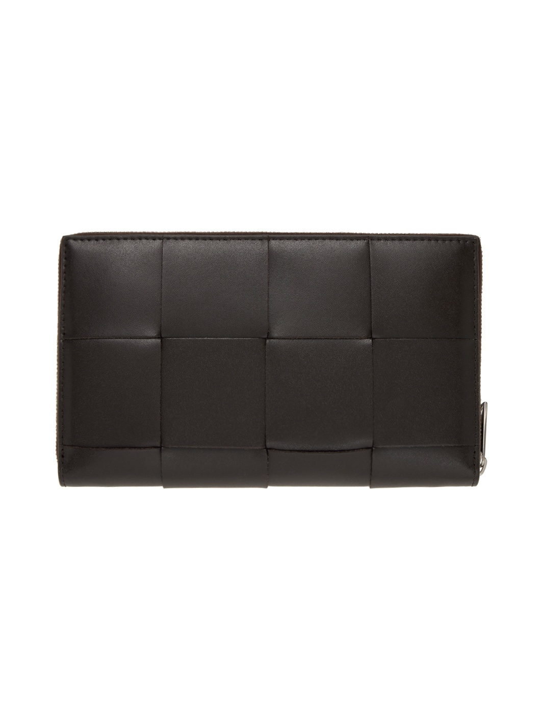 Brown & Tan Cassette Zip Around Wallet - 2