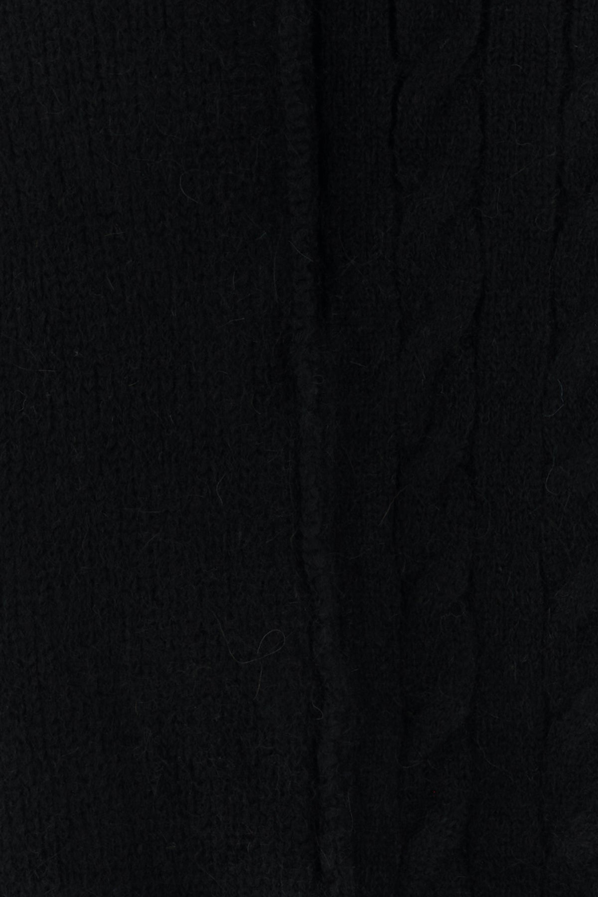 Black alpaca blend cardigan - 3