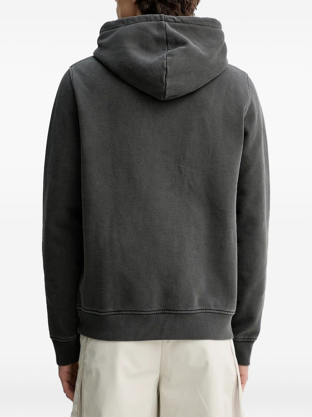 drawstring pouch-pocket hoodie - 2