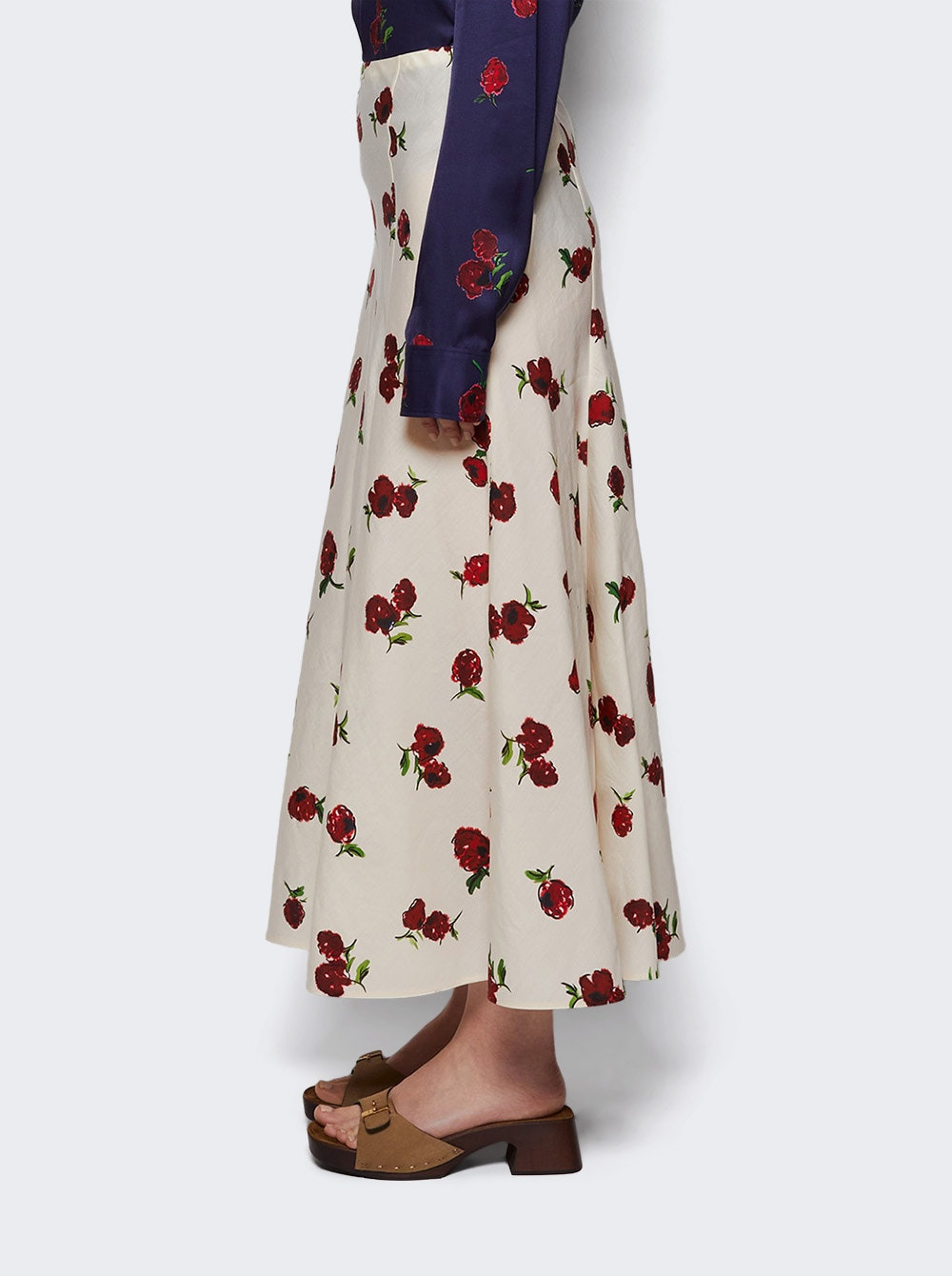 Lenno Skirt Rasberry And Cream - 3