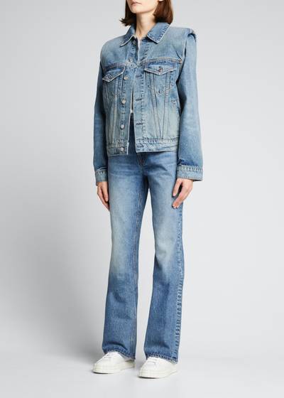 GRLFRND Melanie High-Rise Boot-Cut Jeans outlook