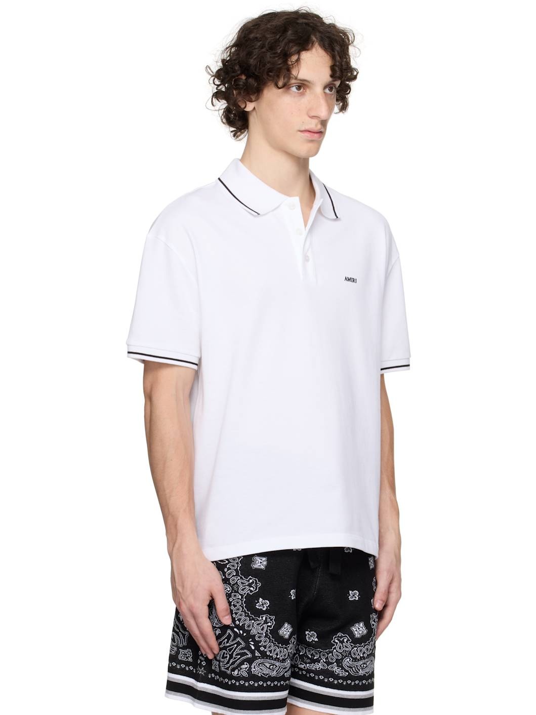 White 'AMIRI' Polo - 2