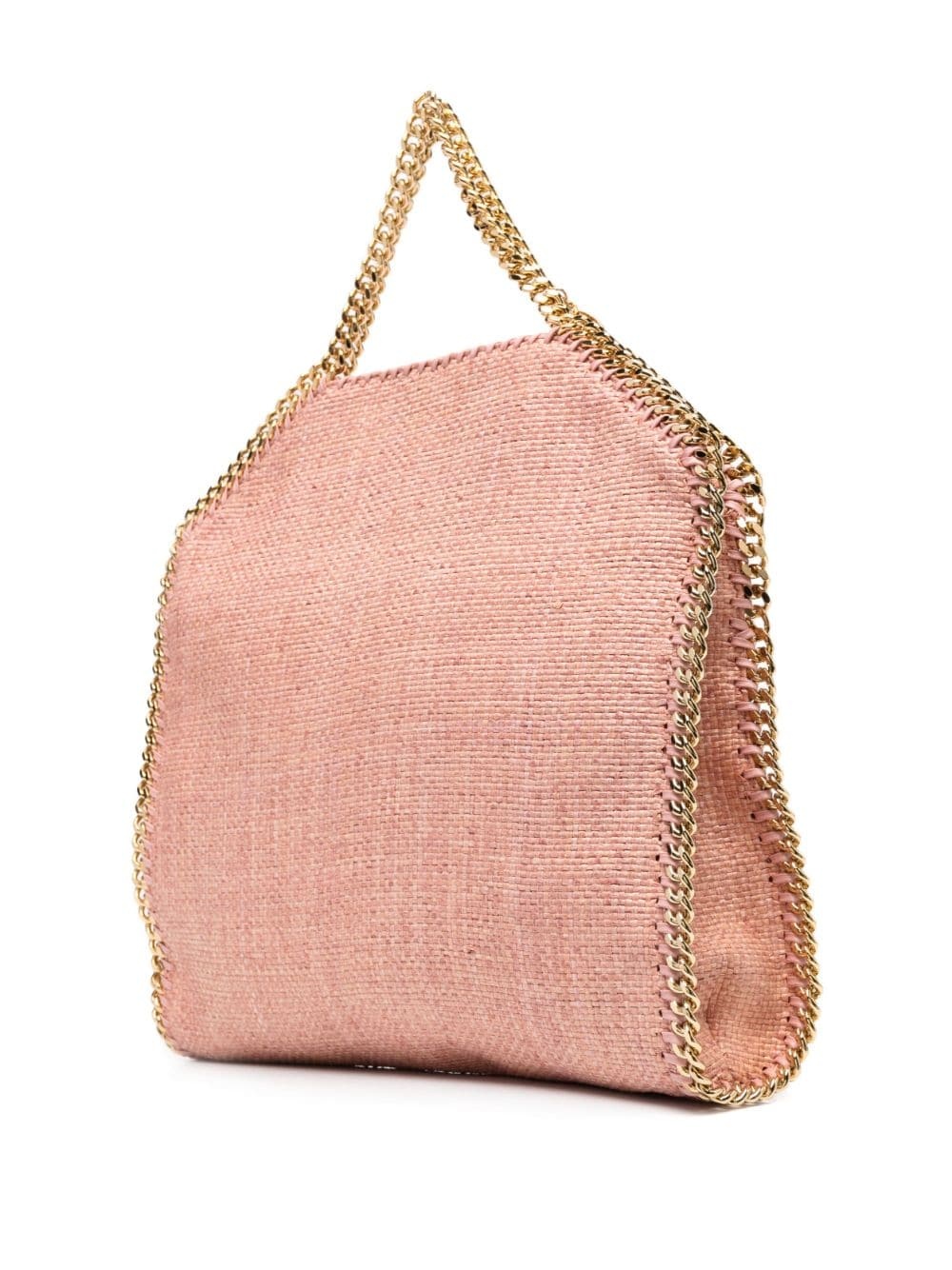 Falabella foldover raffia tote bag - 4