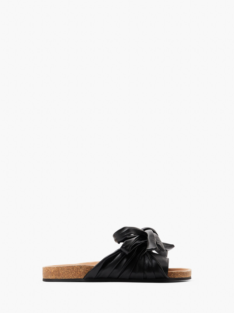 BOW FLAT SANDALS - 1