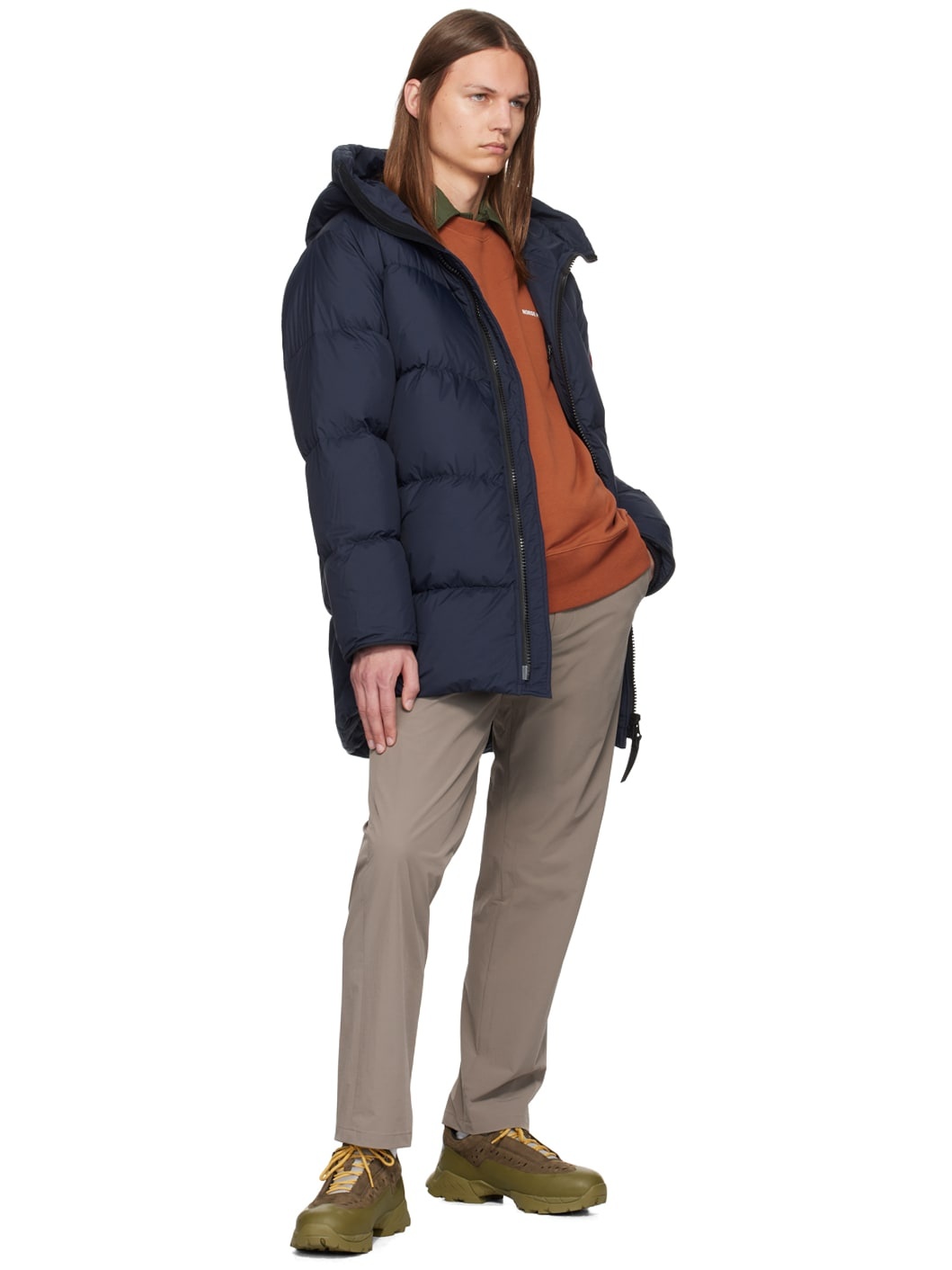 Navy Lawrence Down Jacket - 5