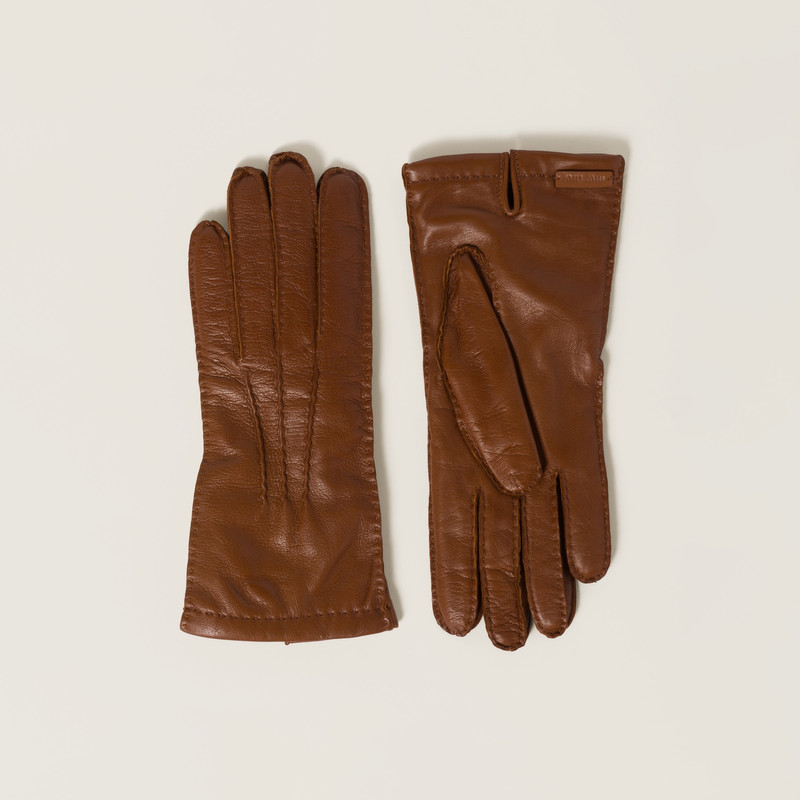 Nappa leather gloves 1