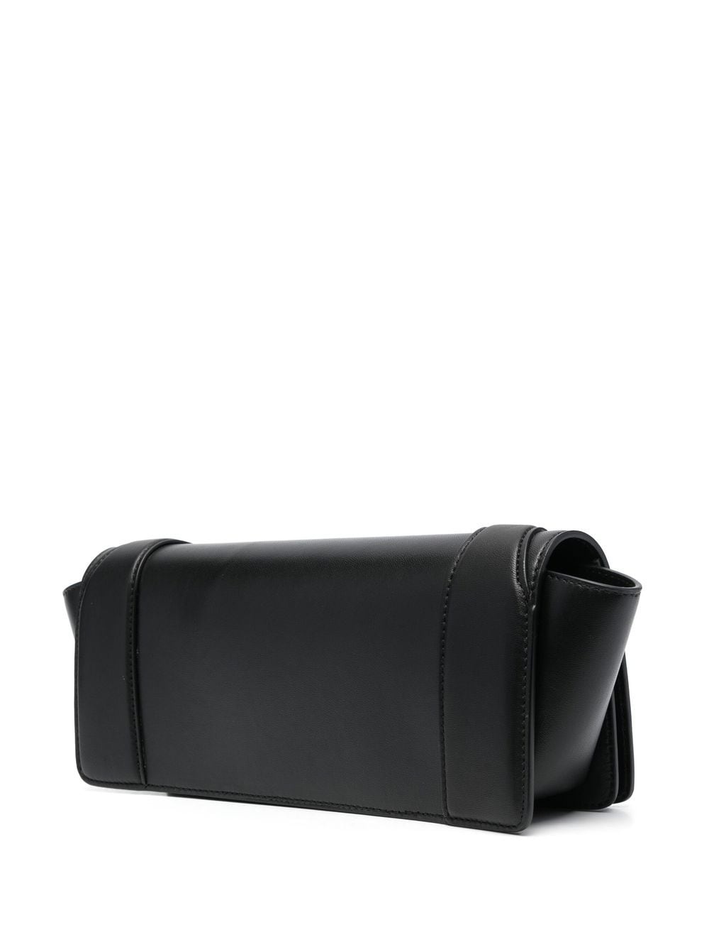 wrist-strap leather clutch bag - 3