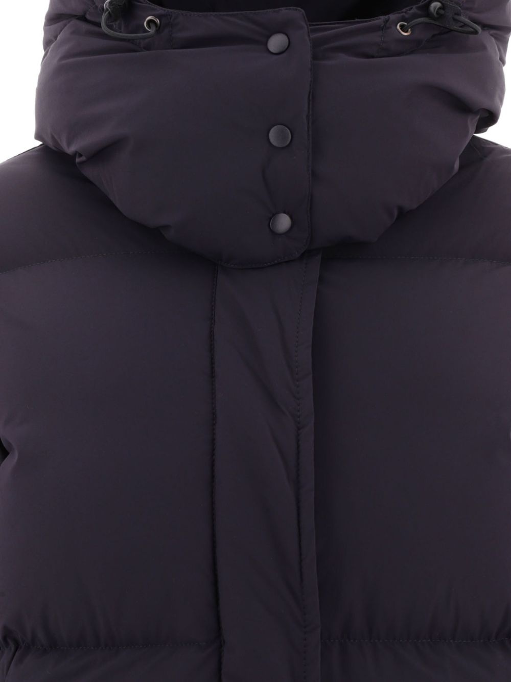 hooded padded down coat - 3