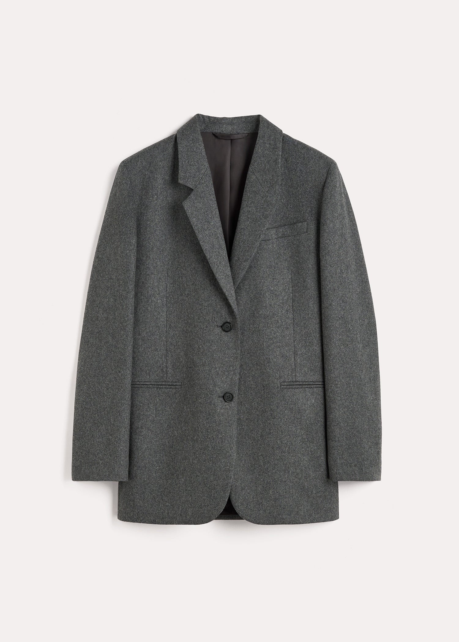 Tailored suit jacket grey mélange - 1