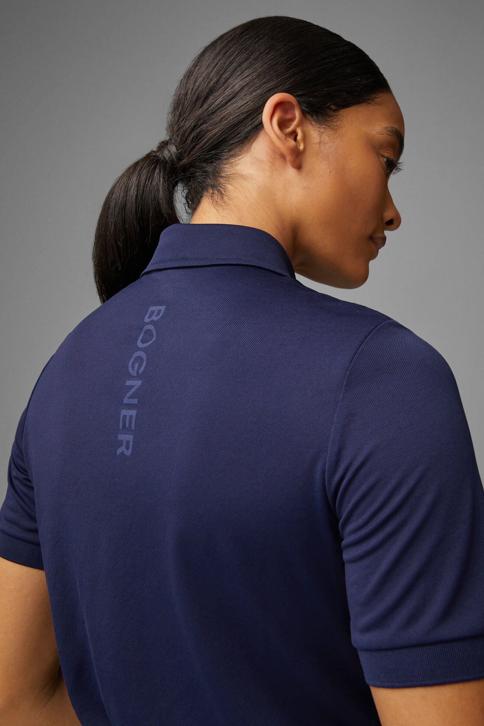 Danielle functional polo shirt in Navy blue - 4