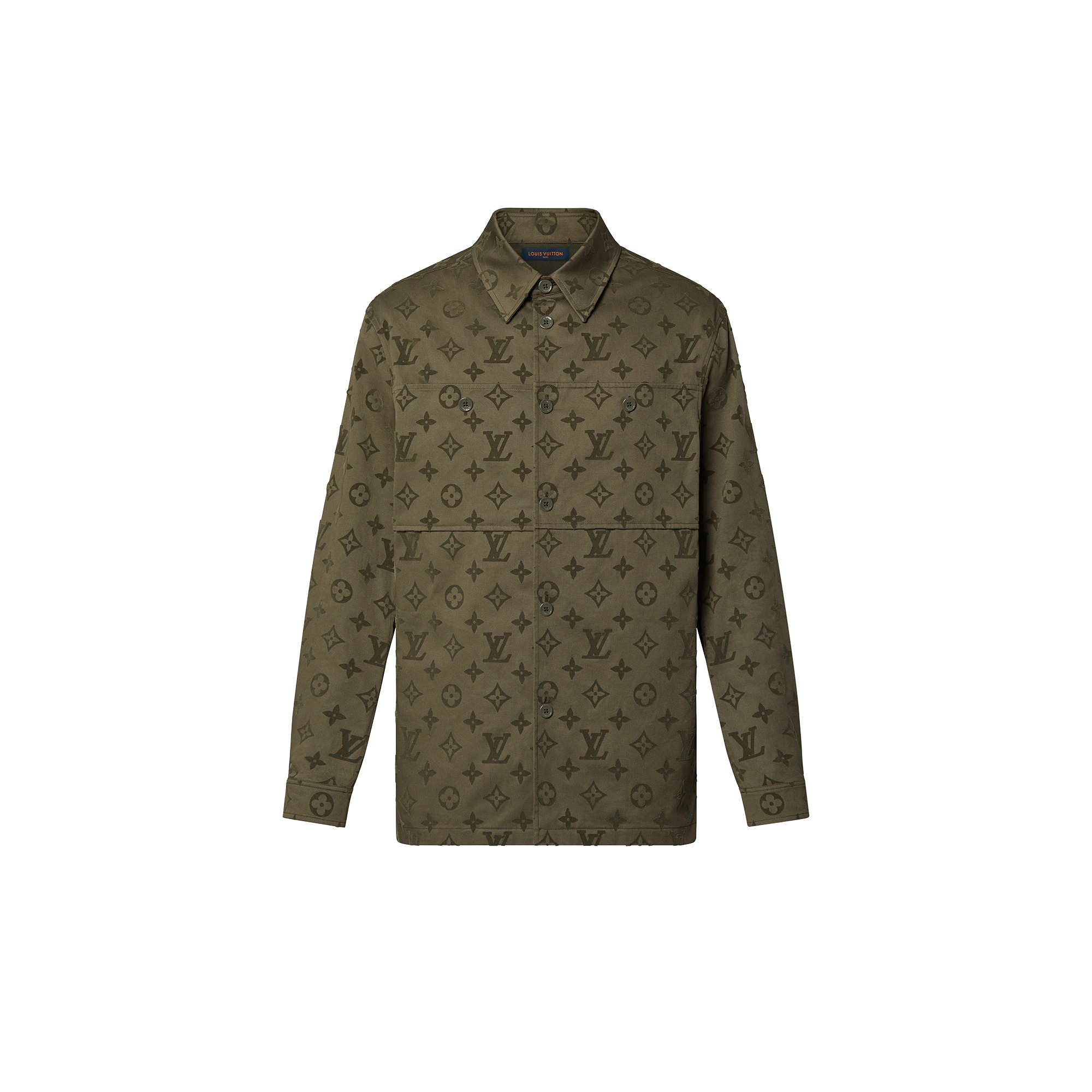 Monogram Cotton Overshirt - 1