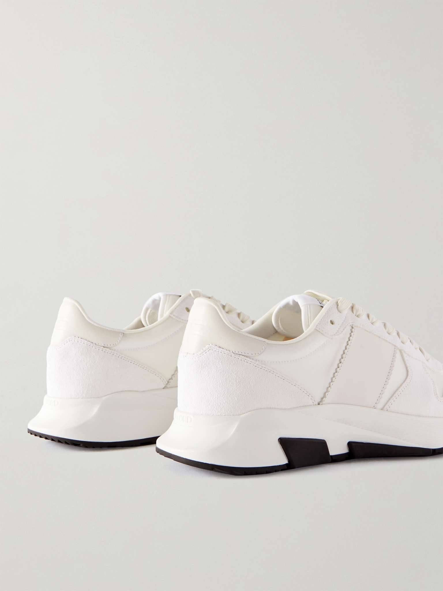 Jagga Leather-Trimmed Nylon and Suede Sneakers - 5