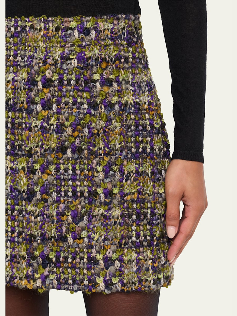 Tweed Mini Skirt 5