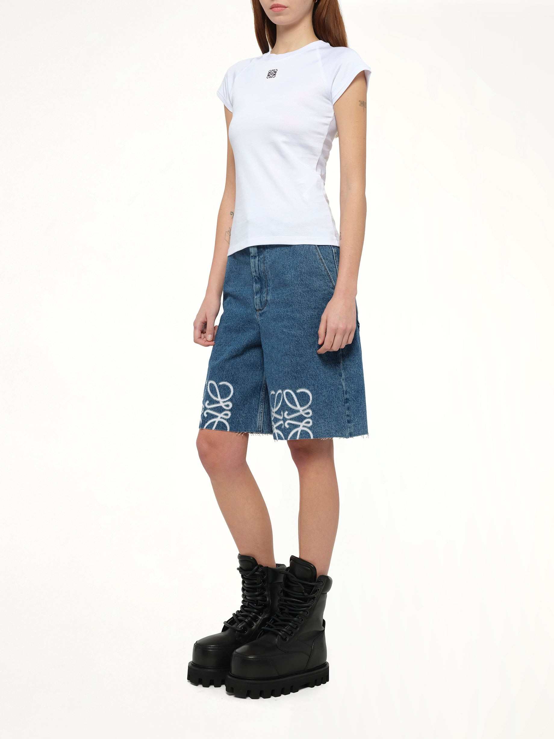 Small Fit T-Shirt in White - 4