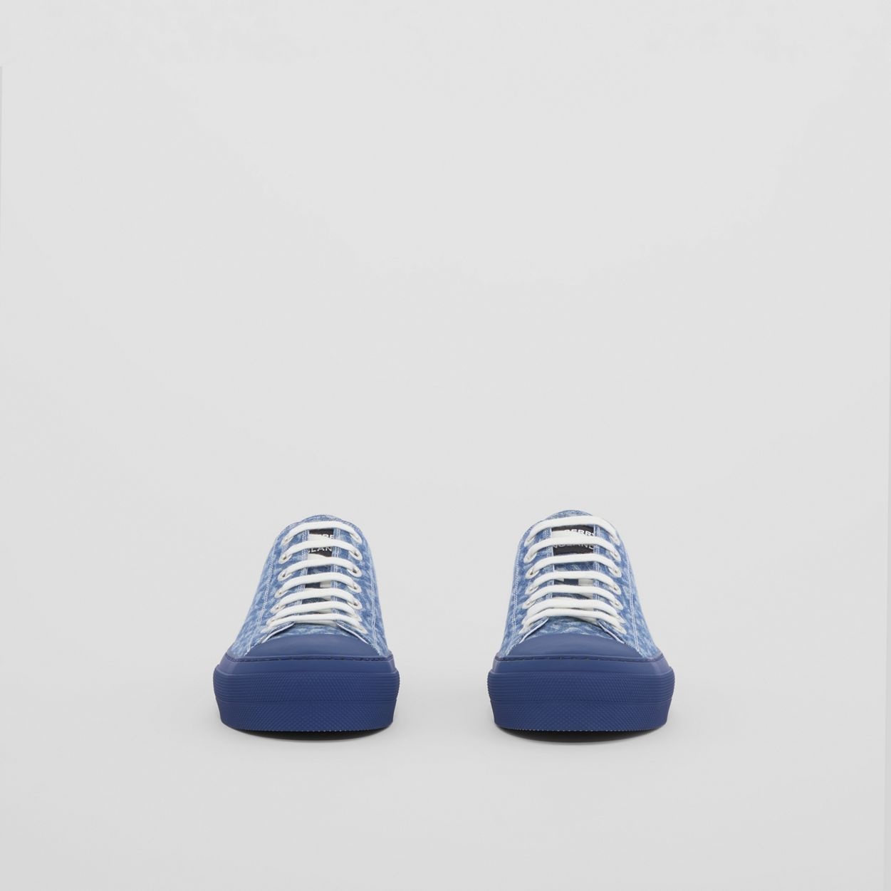 Monogram Denim Sneakers - 4