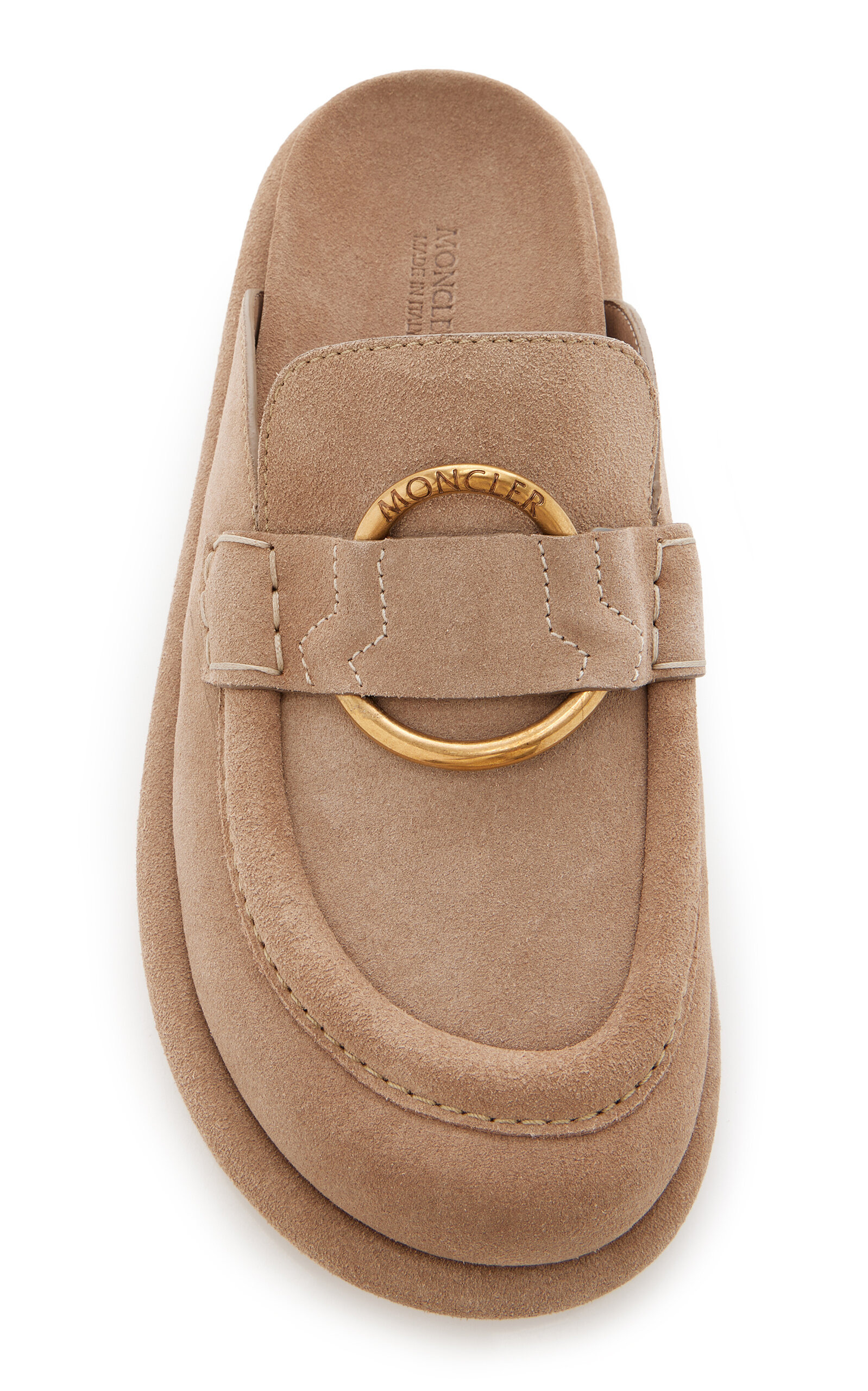 Bell Suede Mules tan - 4