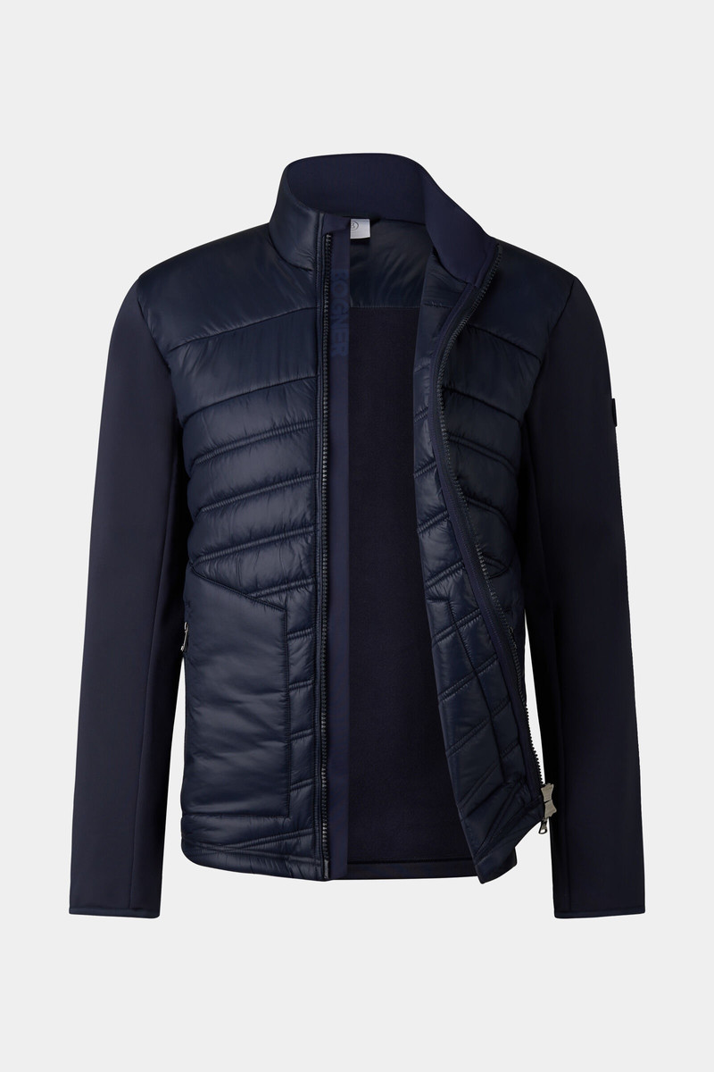 BOGNER Kolya Hybrid quilted jacket in Navy blue outlook