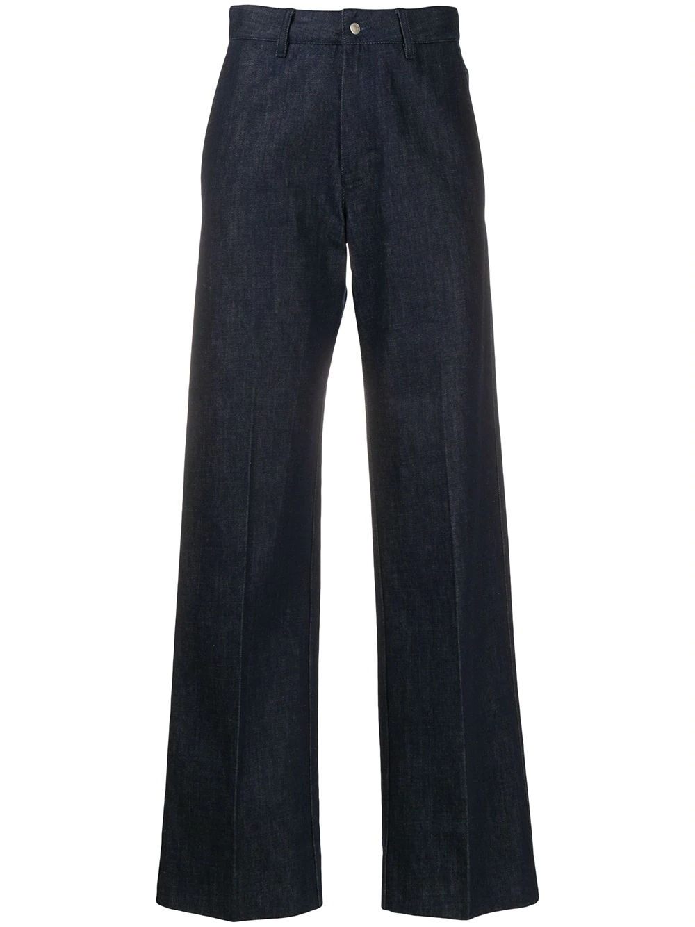 high-waist straight-leg jeans - 1