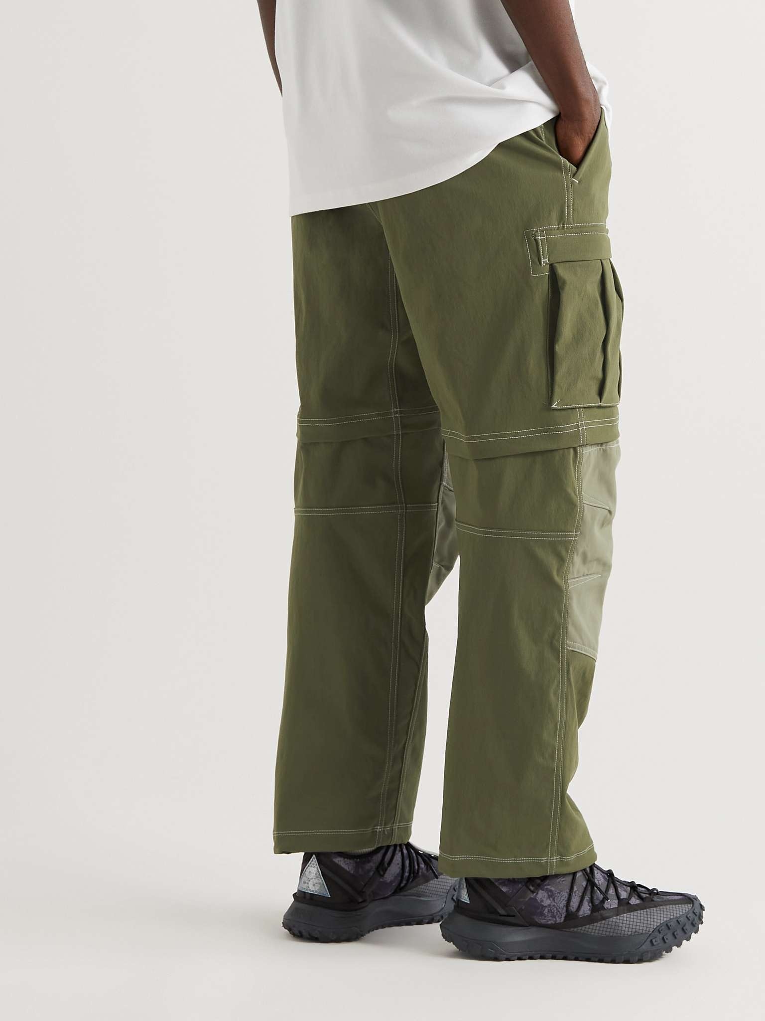ACG Straight-Leg Convertible Belted Stretch-Canvas Cargo Trousers - 4
