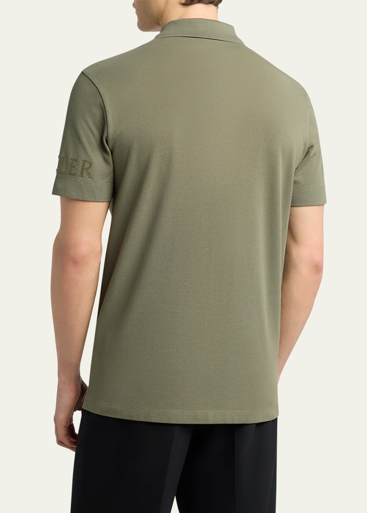 Men's Sleeve-Logo Pique Polo Shirt - 3