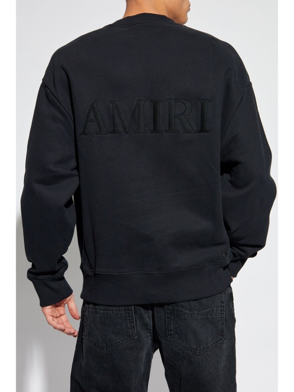 embroidered-logo sweatshirt - 4