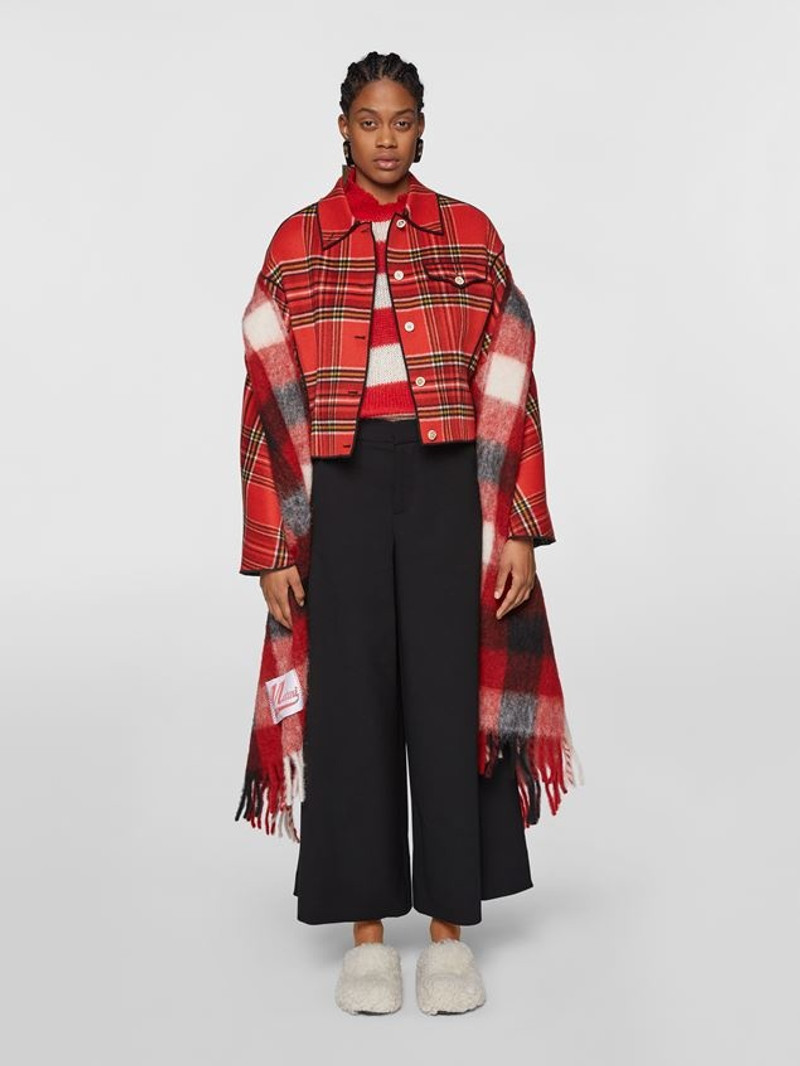 Marni HIGH WAIST DOUBLE WOOL CREPE TROUSERS outlook