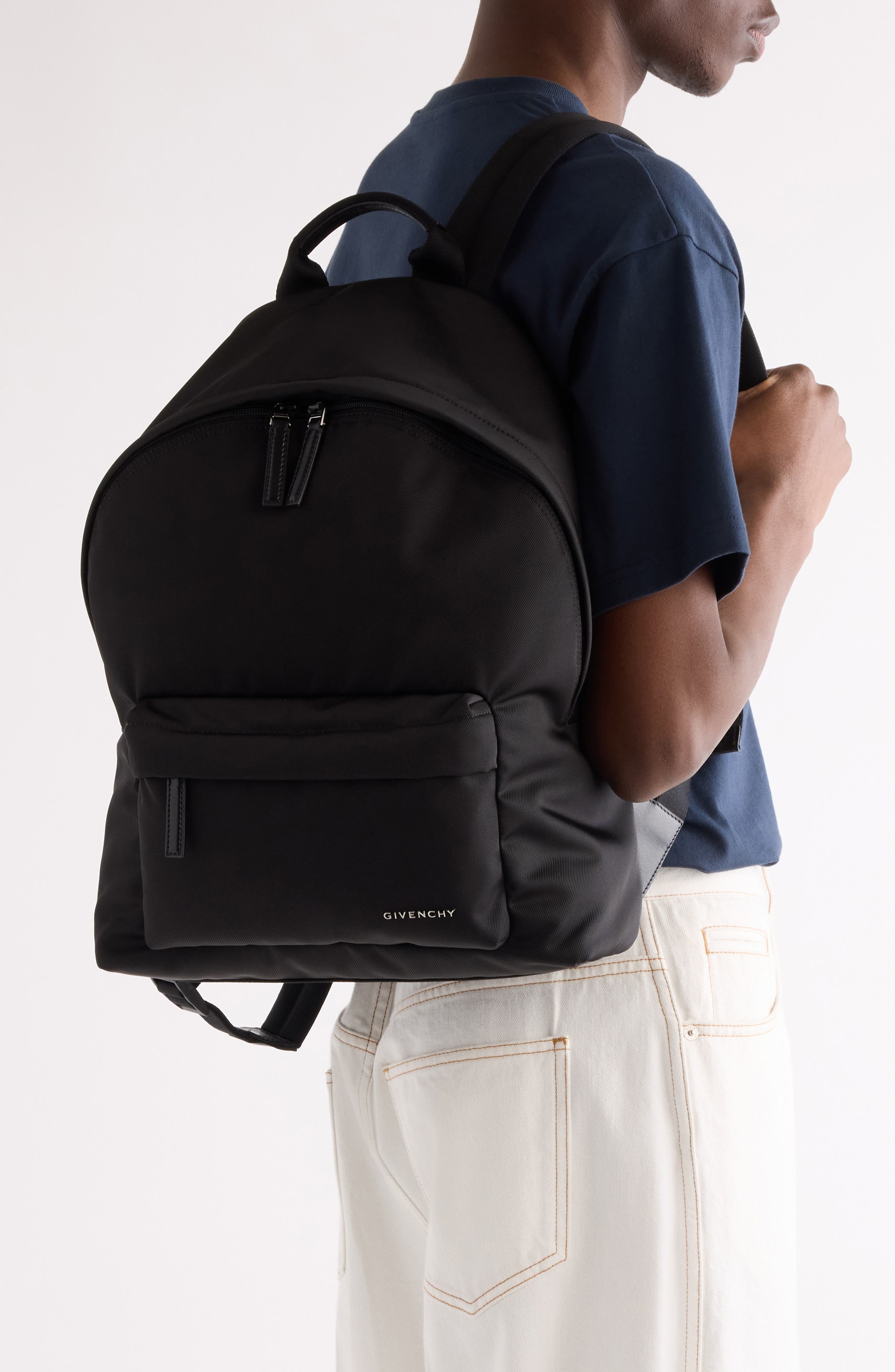 Givenchy Essential U Nylon Backpack in 001-Black at Nordstrom - 2