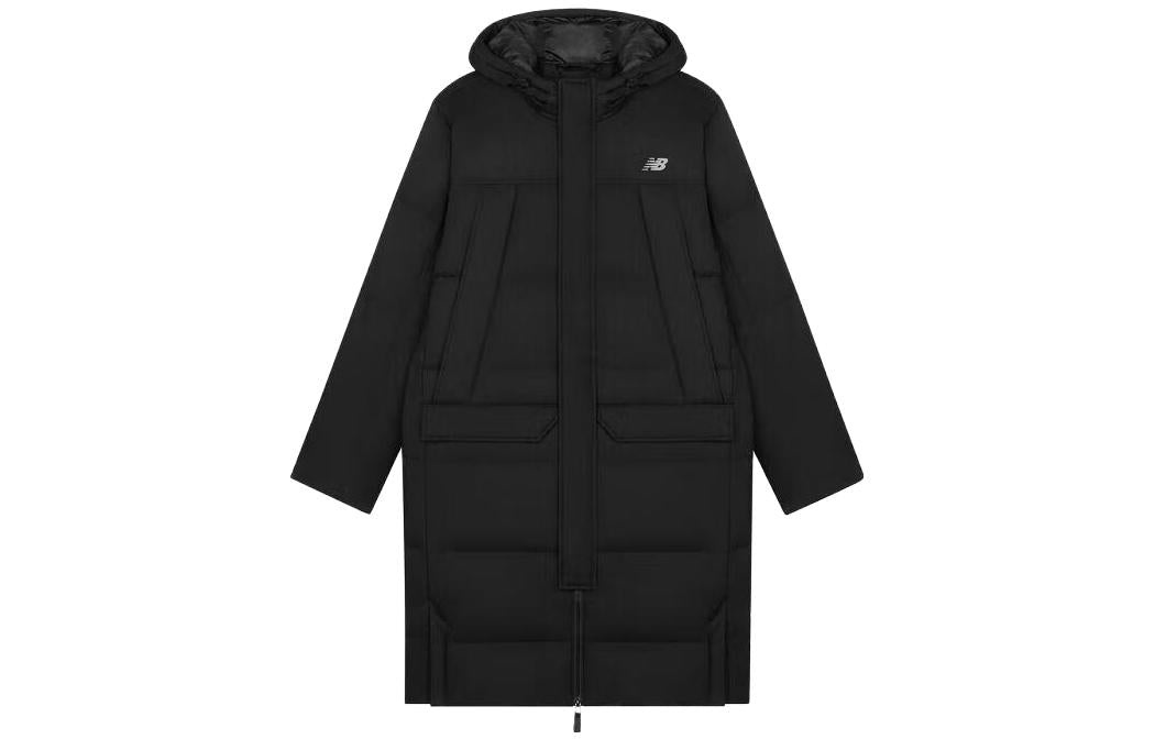 New Balance Winter Long Down Jacket 'Black' AMJ33338-BK - 2