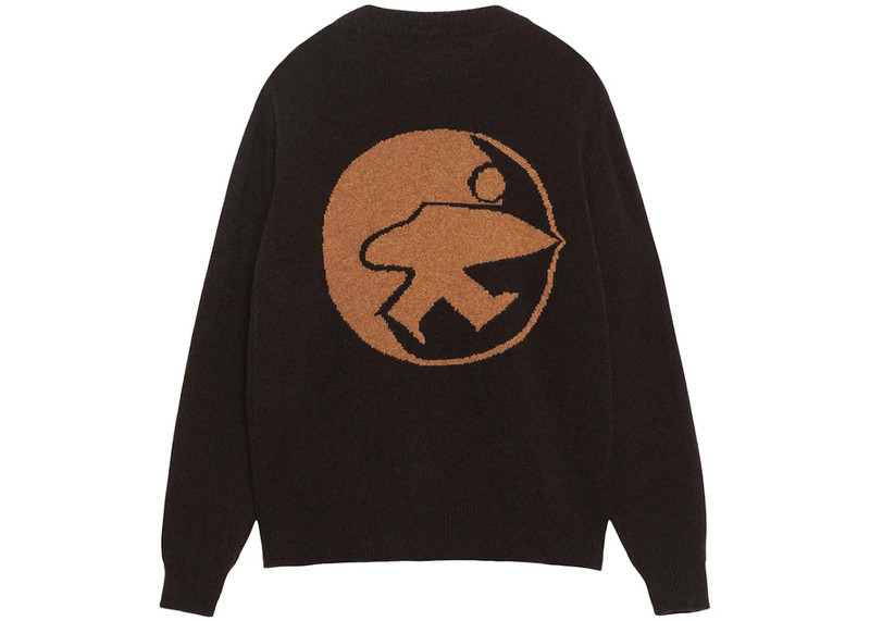 Stüssy Stussy x Our Legacy Work Shop Knitted Roundneck Sweater Dark Brown Surfman outlook