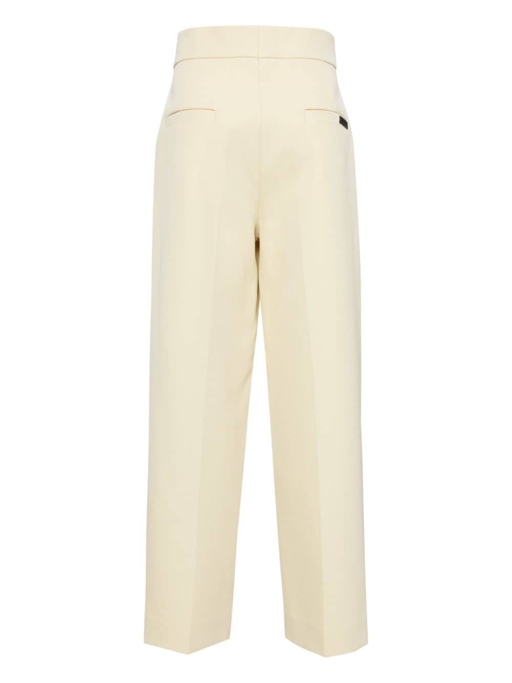 tapered-leg tailored trousers - 2