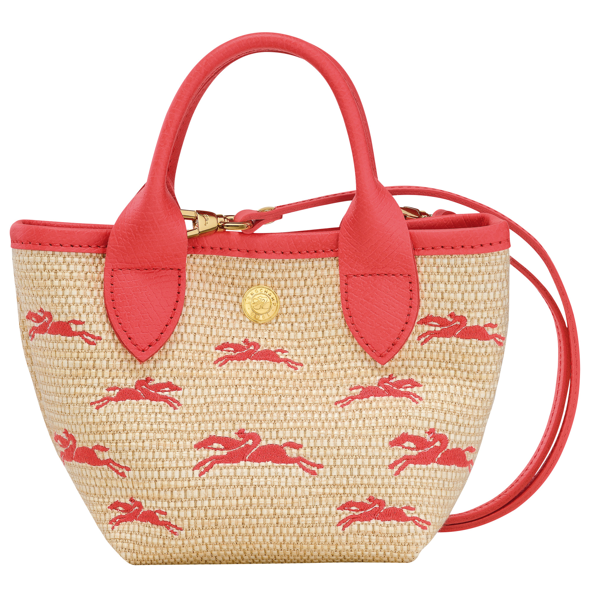 Le Panier Pliage XS Basket Strawberry - Canvas - 1