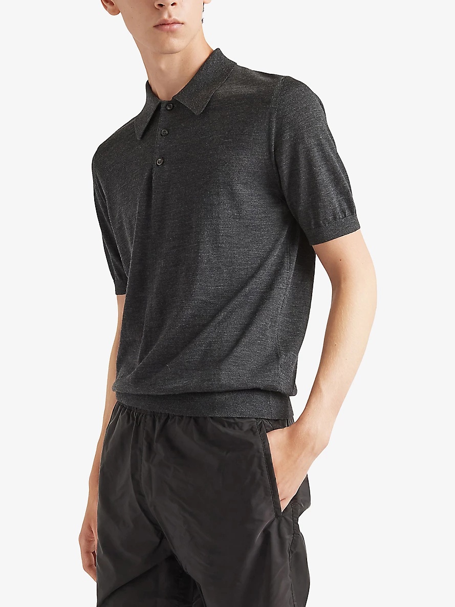 Triangle-Logo Re-Nylon Swim Trunks - 3