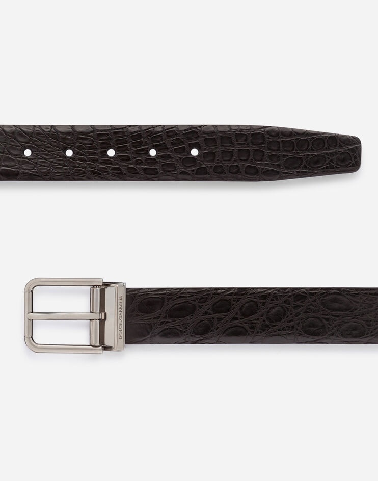 Crocodile nappa belt - 2