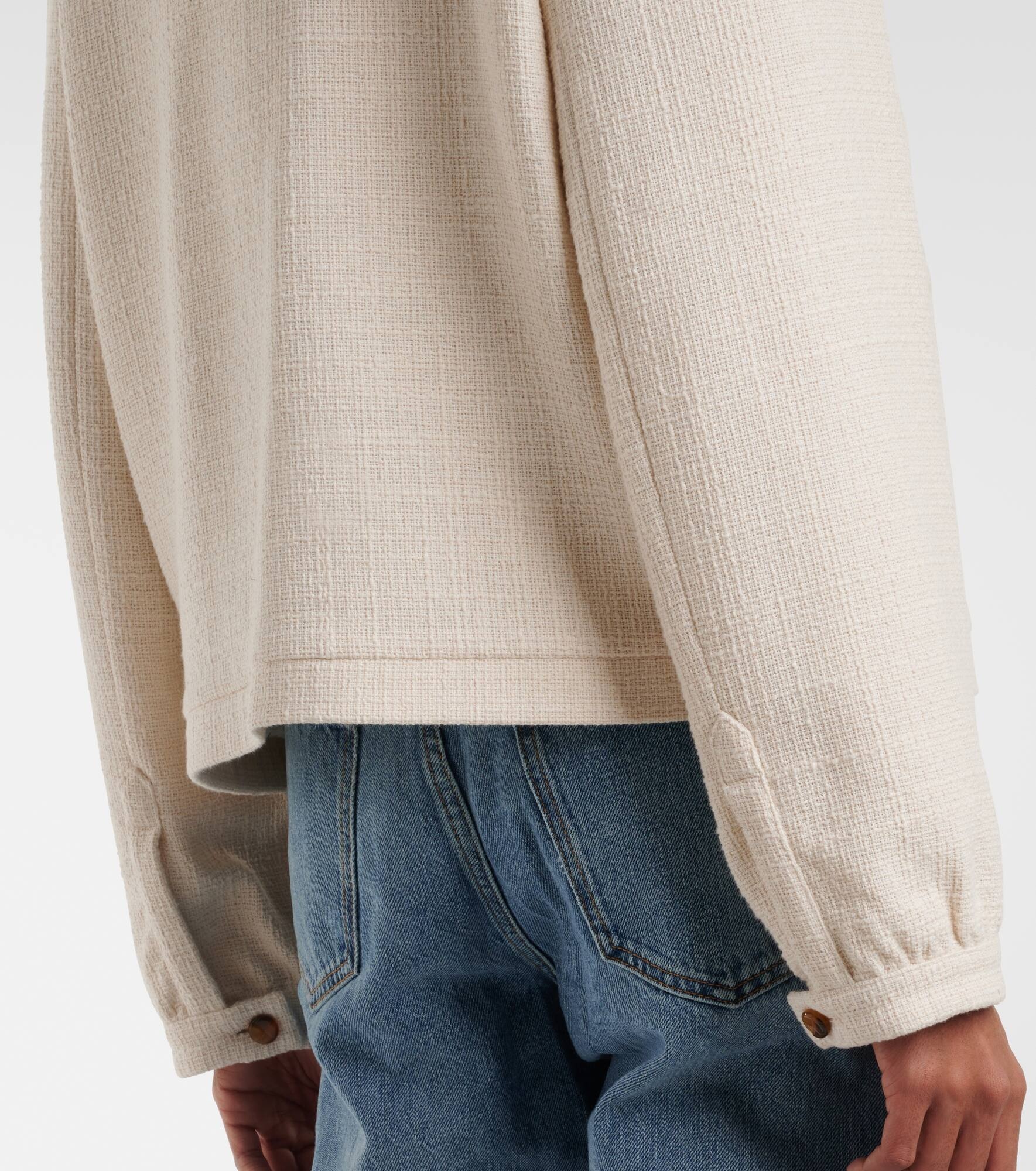 Missy Gliss cotton-blend bolero jacket - 5